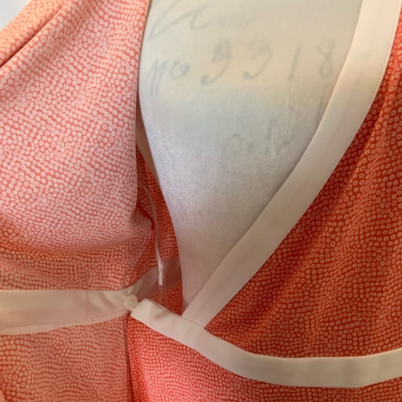 Tommy Hilfiger dress orange white size 14 new with tag - Picture 10 of 12